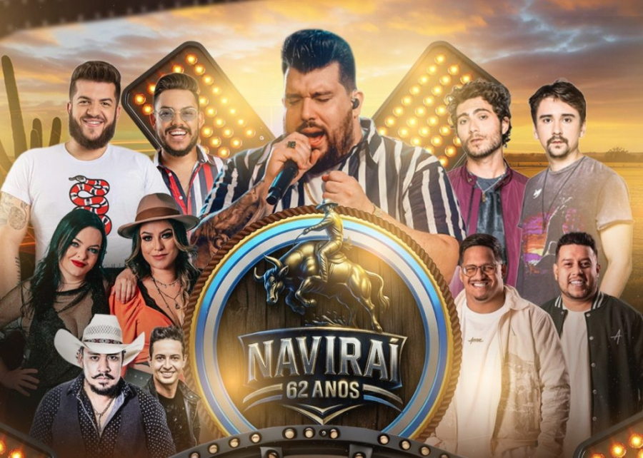 Naviraí celebra 62 anos com Festival de Churrasco, Rodeio e grandes shows no Parque de Exposições