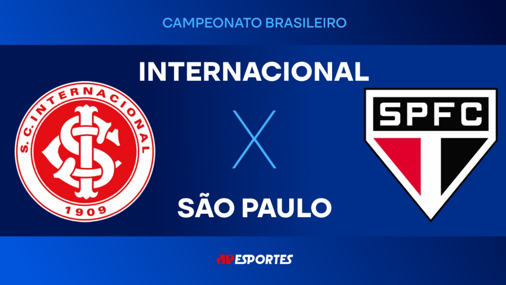 Internacional x São Paulo: confira a transmissão da Jovem Pan ao vivo