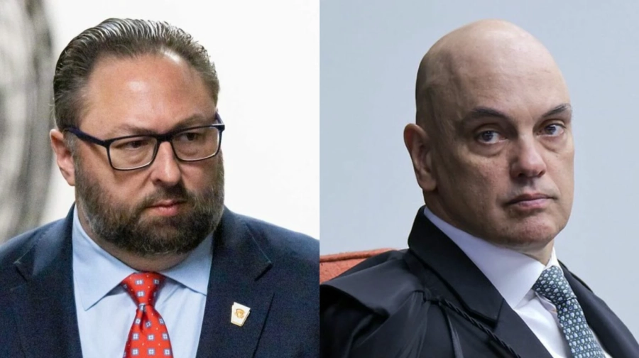 Conselheiro de Trump publica foto prendendo Moraes